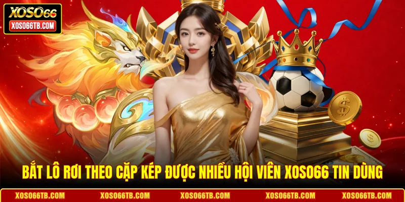 Bắt lô rơi theo cặp kép được nhiều hội viên Xoso66 tin dùng