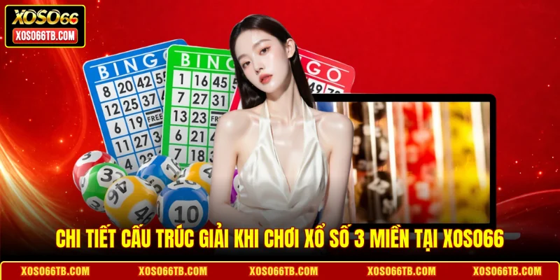 Chi tiết cấu trúc giải khi chơi xổ số 3 miền tại Xoso66