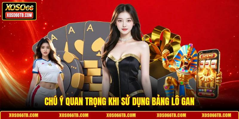 Chú ý quan trọng khi sử dụng bảng lô gan