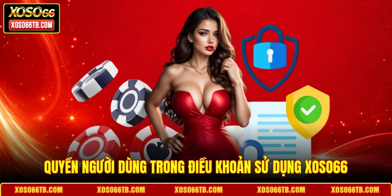 Quyền người dùng trong điều khoản sử dụng Xoso66